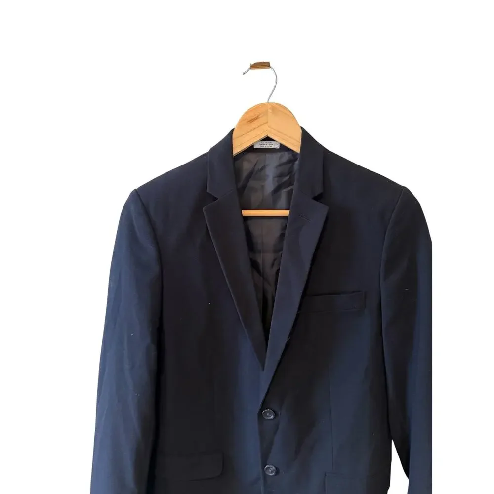Calvin Klein Big Boys Slim Fit Suit Jacket Black 16